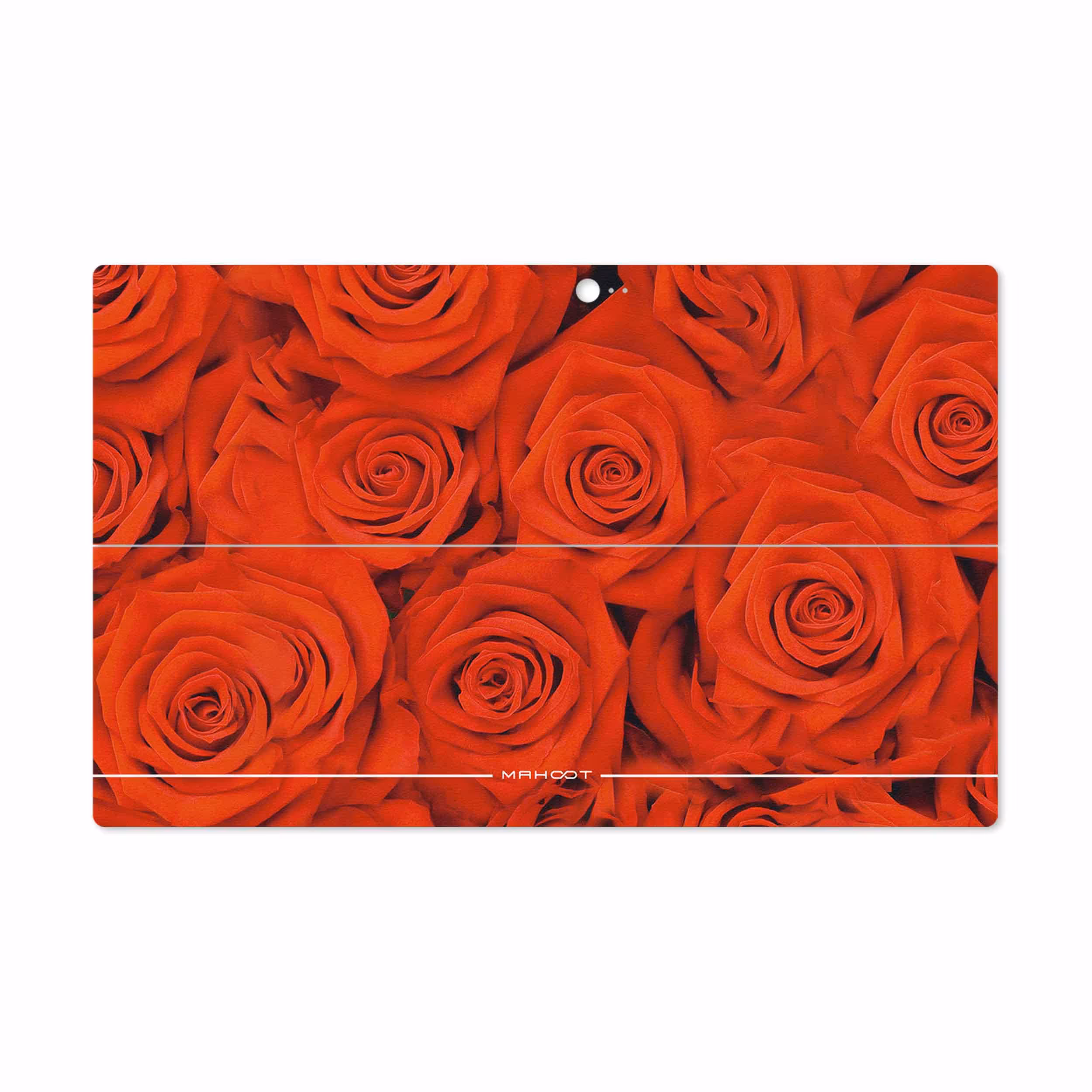 برچسب پوششی ماهوت مدل Red-Flower مناسب برای تبلت مایکروسافت Surface 2 RT 2013