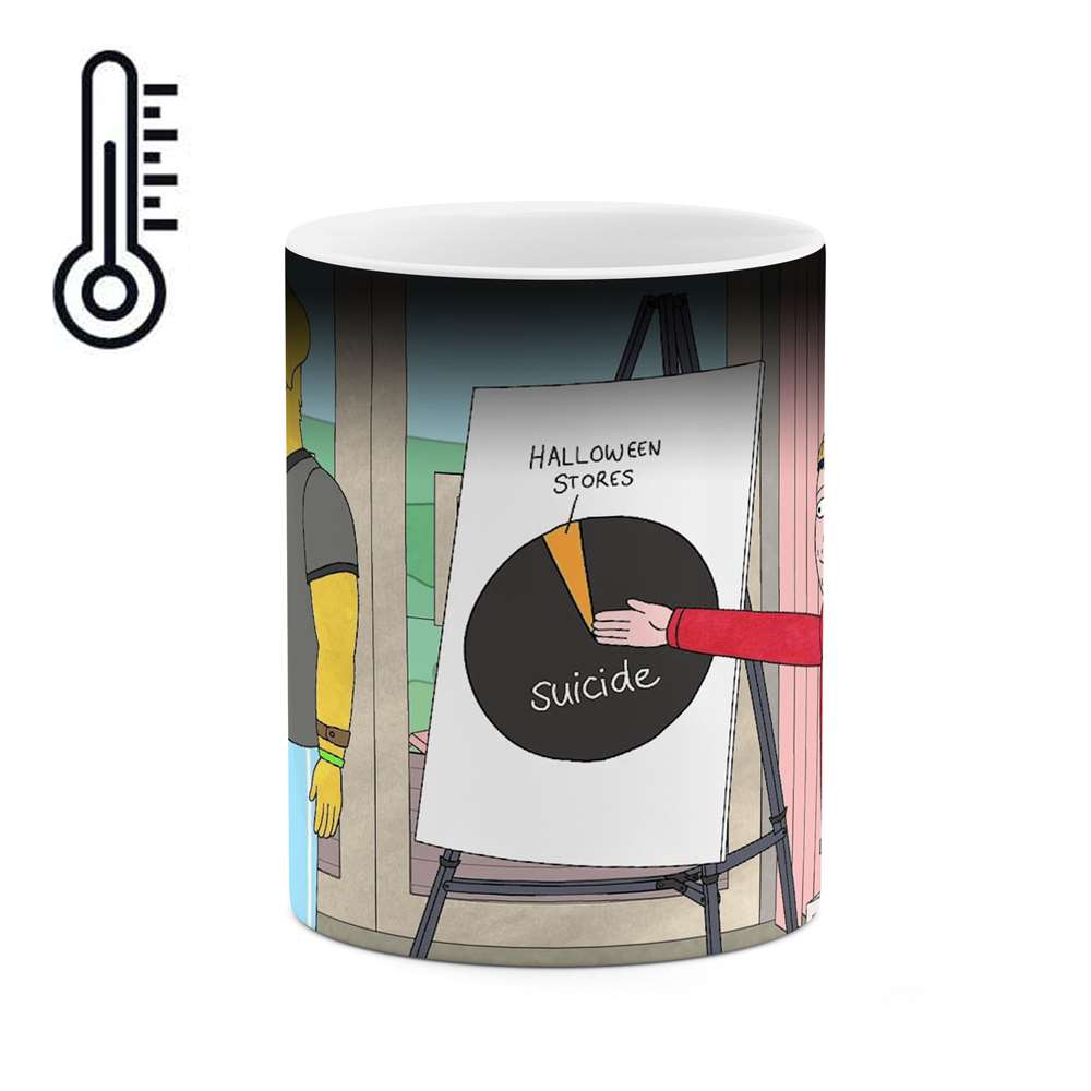 ماگ حرارتی طرح انیمیشن BoJackHorseman مدل mgph12078