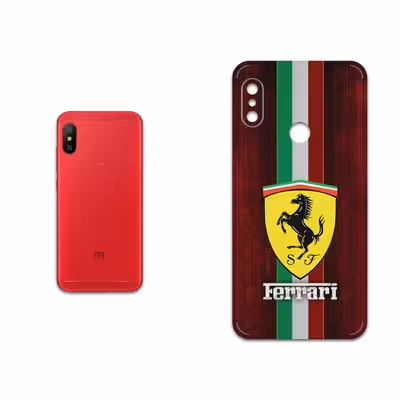برچسب پوششی ماهوت مدل Ferrari مناسب برای گوشی موبایل شیائومی Mi A2 Lite