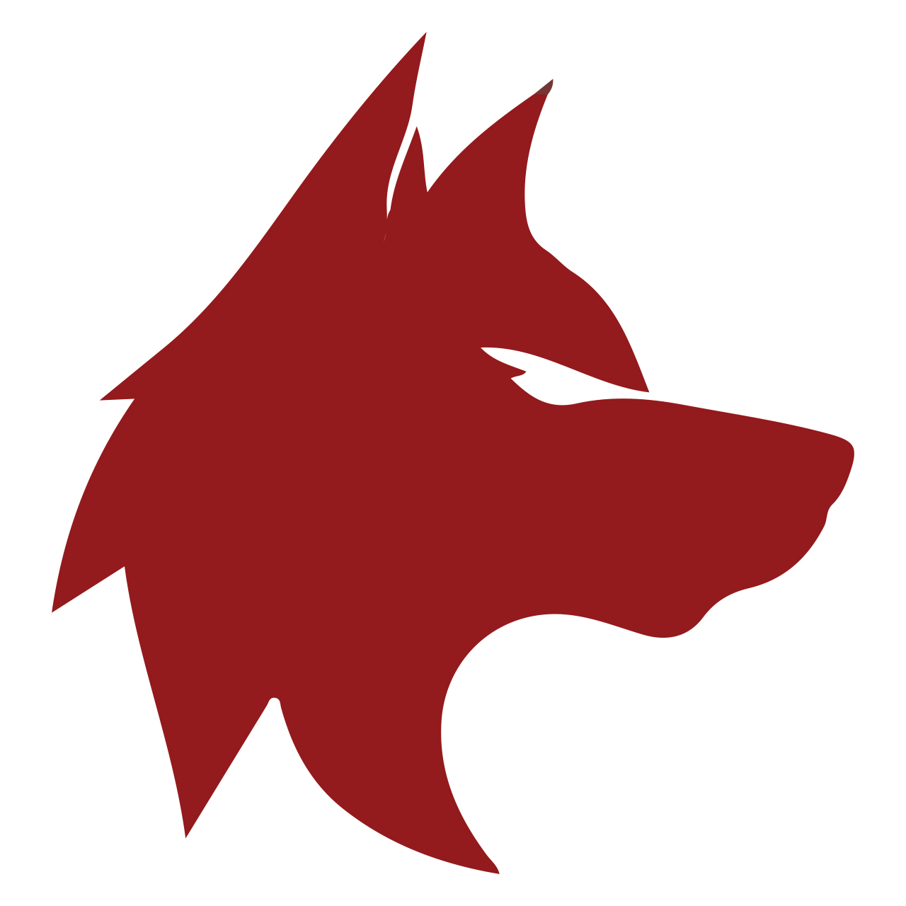 استیکر خودرو طرح گرگ کد 544