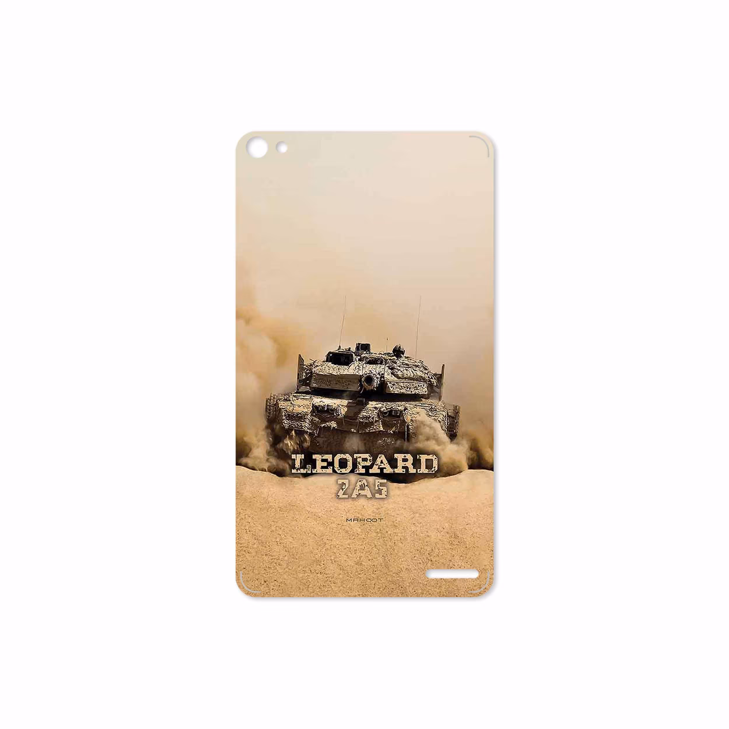 برچسب پوششی ماهوت مدل Leopard 2A5 tank مناسب برای تبلت هوآوی Mediapad X2 2015