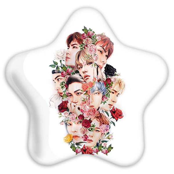 پیکسل خندالو طرح گروه EXO مدل ستاره ای کد 2532