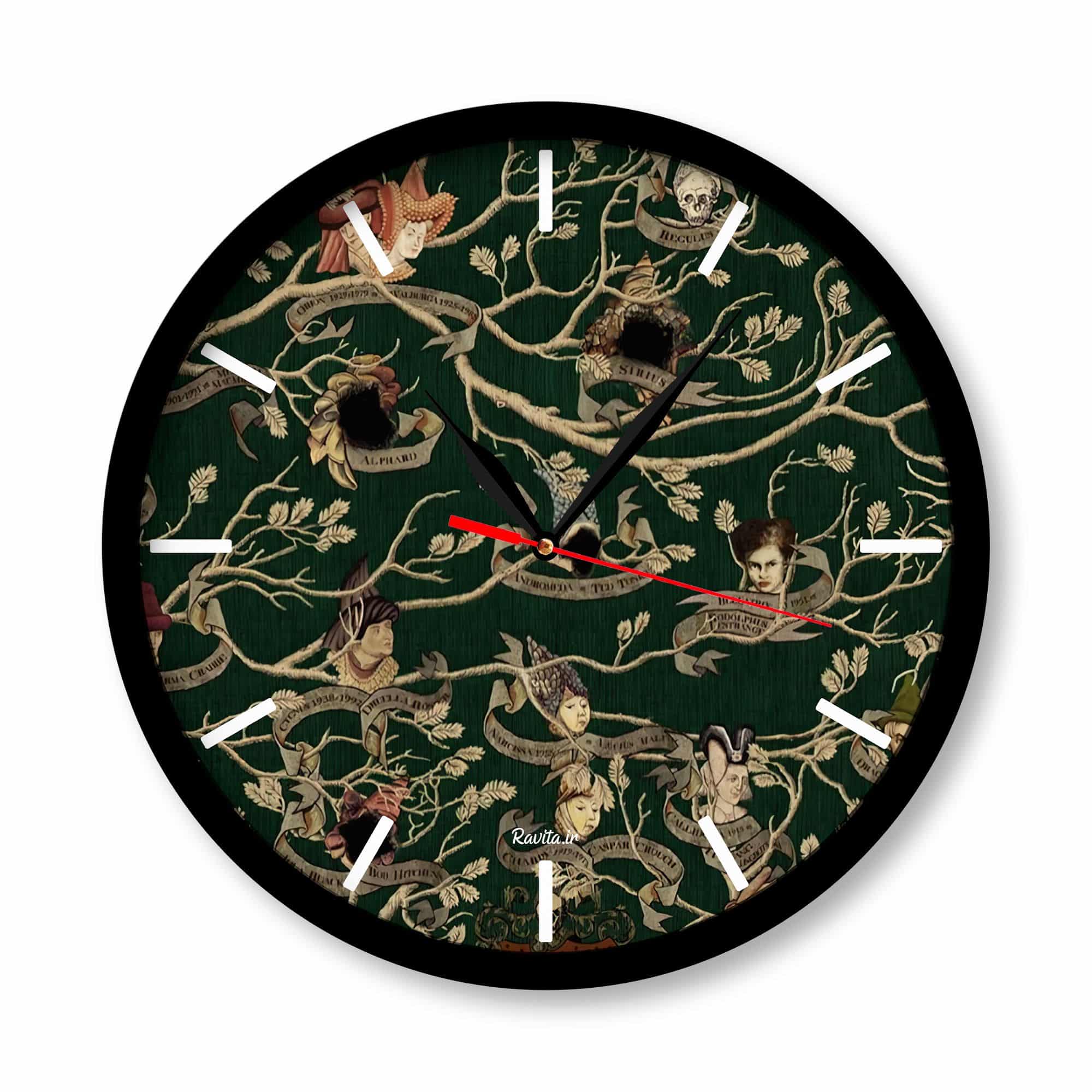 ساعت‌ دیواری راویتا طرح هری‌پاتر کد 3338