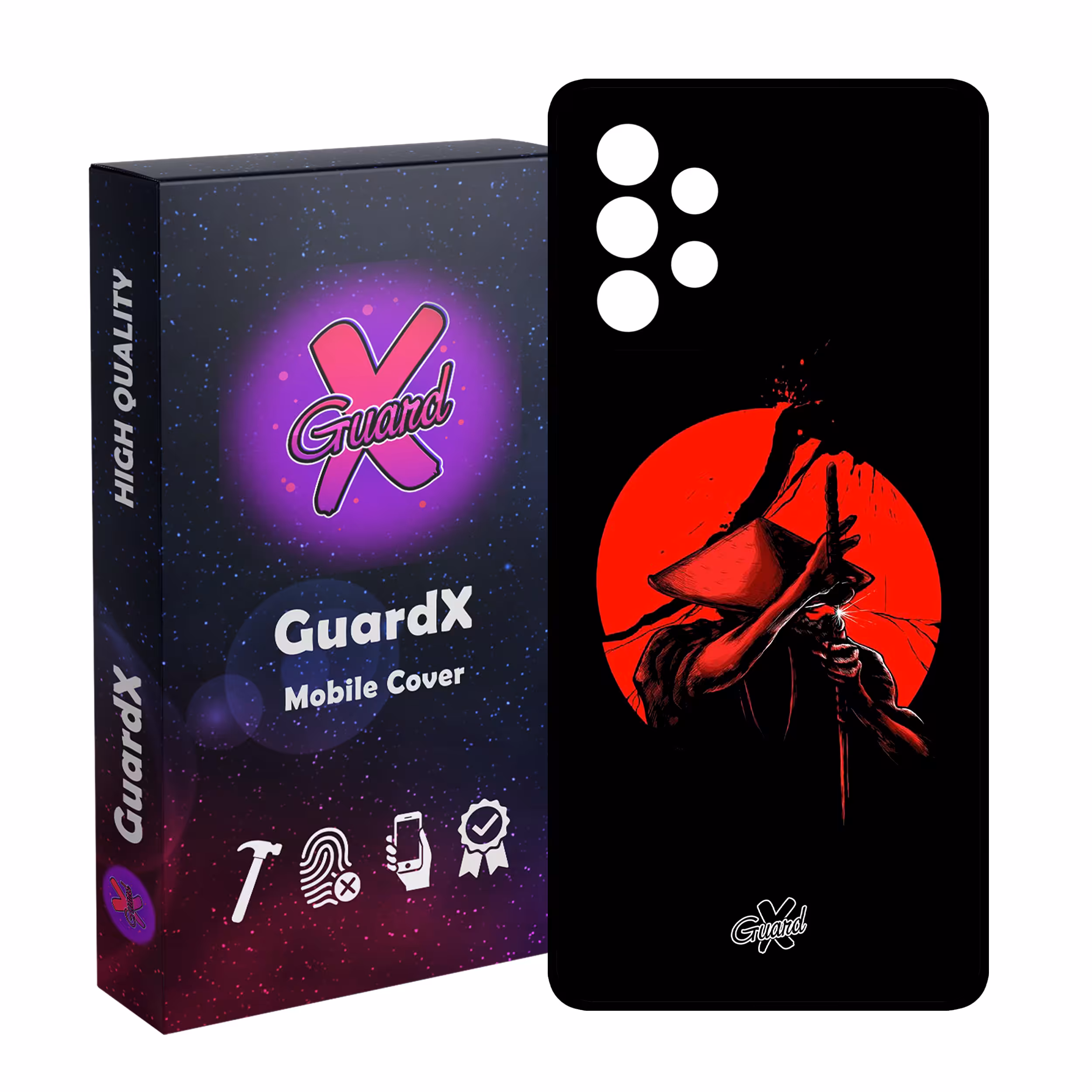 کاور گارد ایکس طرح Samurai مدل Glass10251 مناسب برای گوشی موبایل سامسونگ Galaxy A13 4G