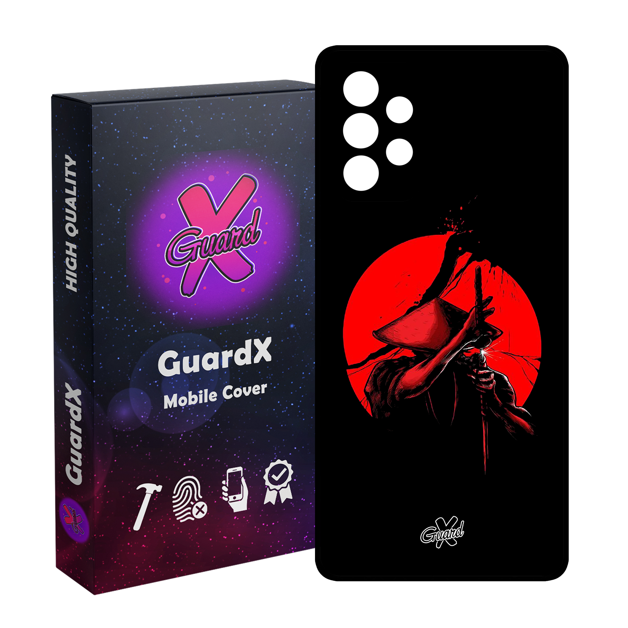 کاور گارد ایکس طرح Samurai مدل Glass10251 مناسب برای گوشی موبایل سامسونگ Galaxy A13 4G