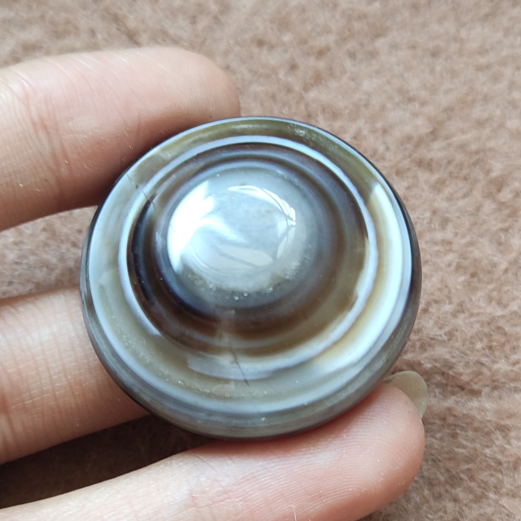 سنگ باباقوری سایز بزرگ فوق العاده خوش رنگ و طرح 