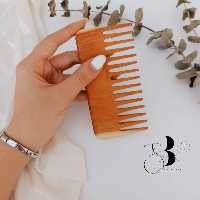 شانه مو چوبی دستساز درخت گردو