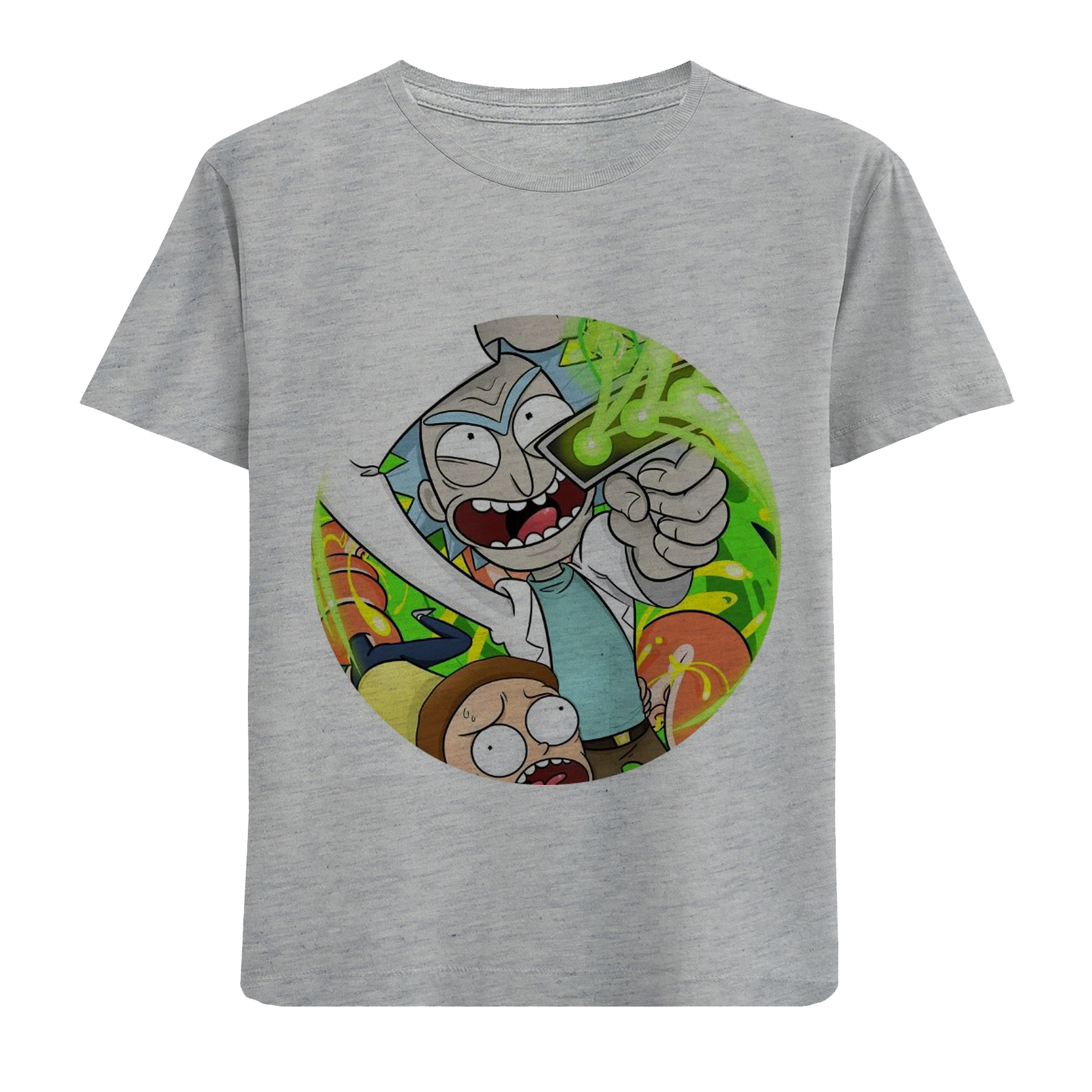 تی شرت آستین کوتاه بچگانه مدل ریک و دوستان F879