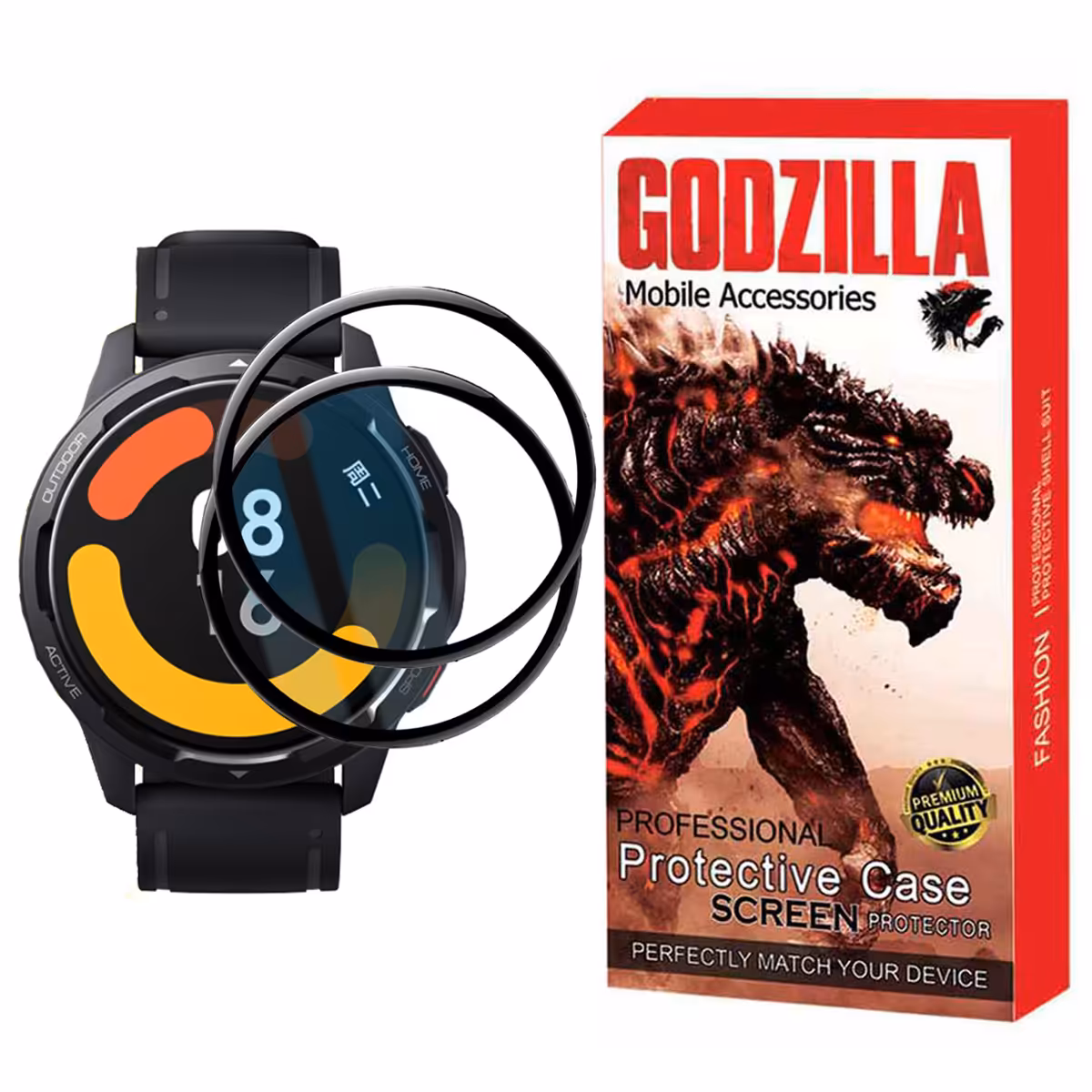 محافظ صفحه نمایش گودزیلا مدل G-PMMA مناسب برای ساعت هوشمند شیائومی Mi Watch Color 2 بسته 2 عددی