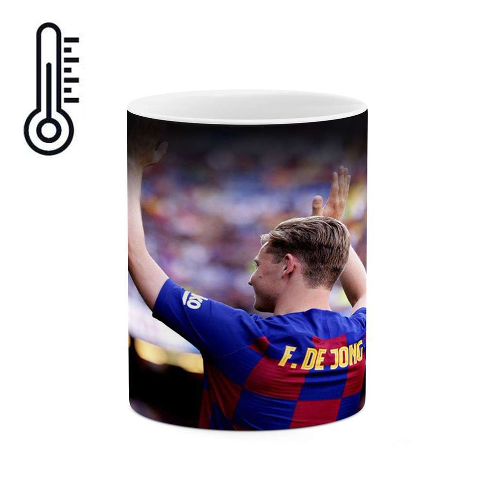 ماگ حرارتی طرح فوتبالیست De jong مدل mgph12199