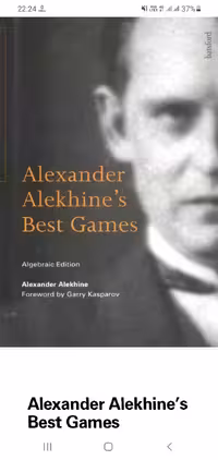 خرید و دانلود نسخه کامل کتاب Alexander Alekhine's Best Games - PDF