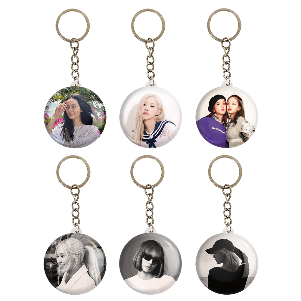 جاکلیدی خندالو مدل گروه بلک پینک BLACKPINK کد 898B مجموعه 6 عددی