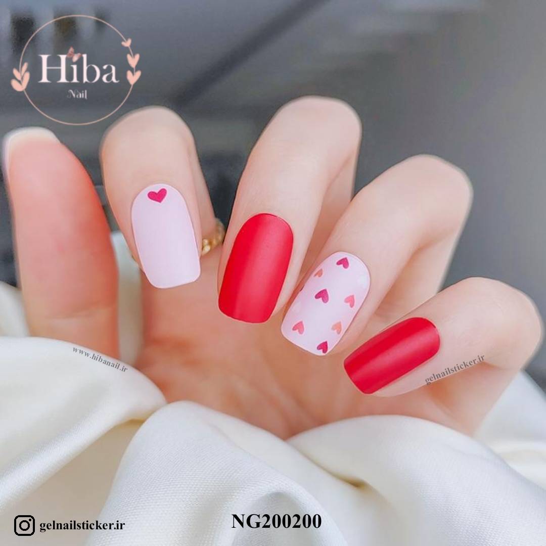 استیکر ژله ای کاشت ناخن (نیل رپ)_کد NG200200