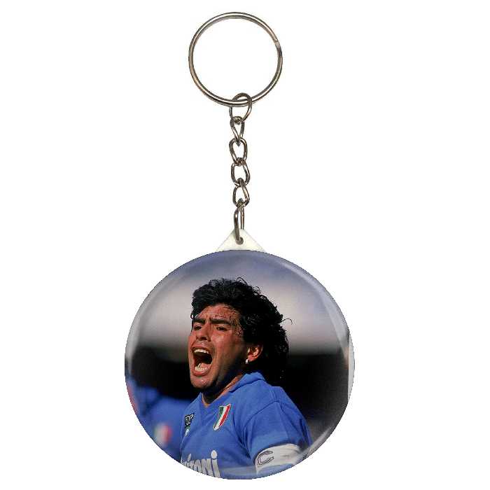 جاکلیدی طرح بازیکن فوتبال بارسلونا اسپانیا دیگو آرماندو مارادونا مدل S4782 