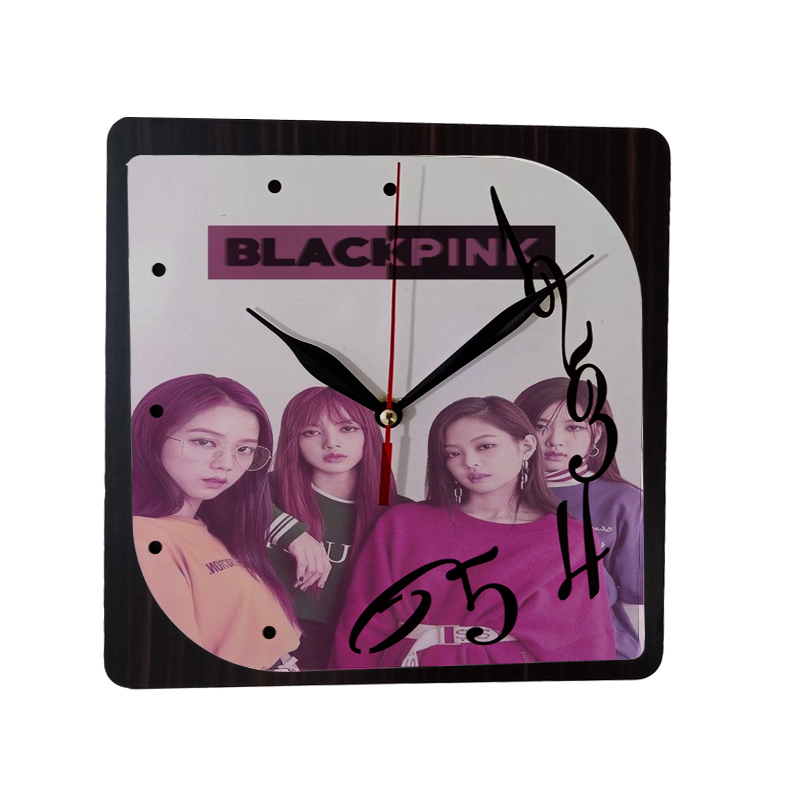 ساعت دیواری طرح بلک پینک کد tp101