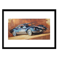 قیمت و خرید تابلو دکوراتیو مدل نقاشی خودرو کلاسیک کد 1178