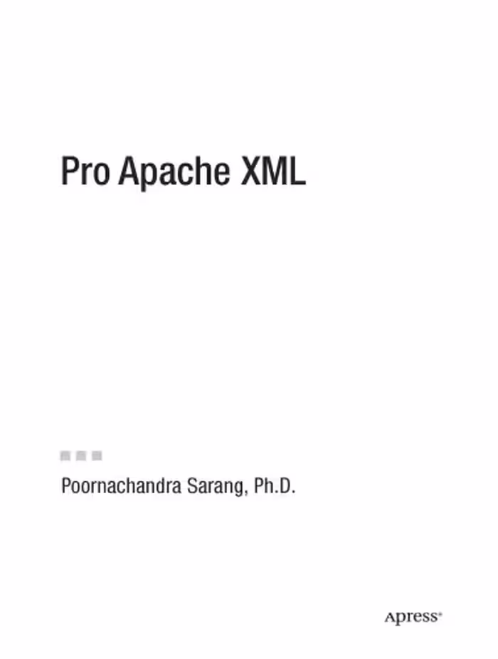 خرید و دانلود نسخه کامل کتاب Pro apache XML