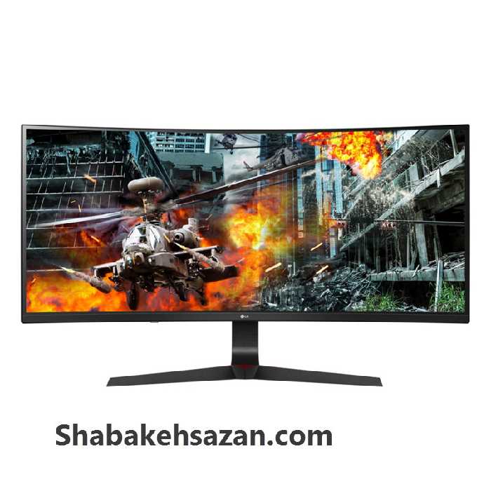 مانیتور خمیده ال جی مدل 34GL750-B سایز 34 اینچ