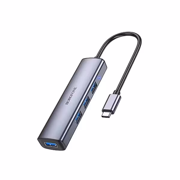 هاب تایپ سی 4 پورت USB3.0 بروفون مدل DH12