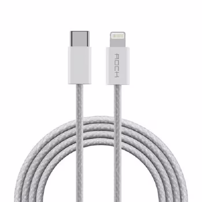 کابل تبدیل USB-C به لایتنینگ راک مدل rcb0817 طول 1 متر