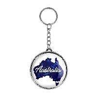 جاکلیدی خندالو طرح پرچم استرالیا مدل دوطرفه کد 2062820630