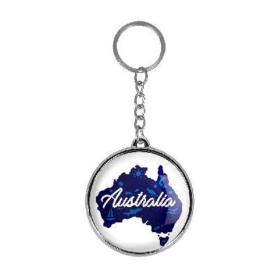 جاکلیدی خندالو طرح پرچم استرالیا مدل دوطرفه کد 2062820630