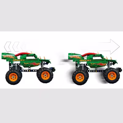 لگو سري تكنيك كد 42149 Technic pull back