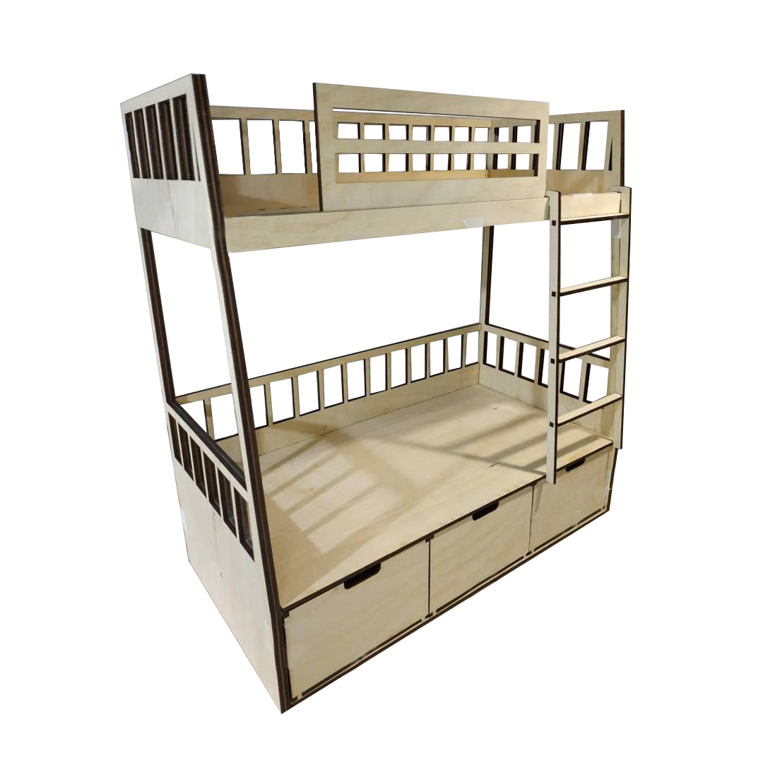 ماکت دکوری طرح تخت خواب مدل A2051