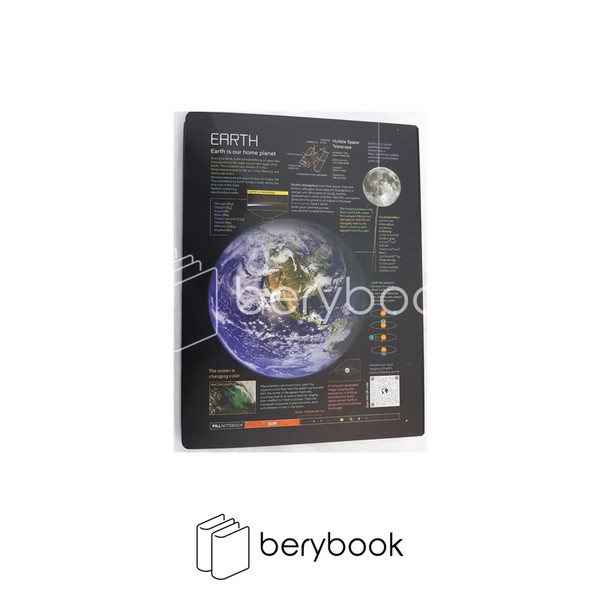 pill / پیل / کلاسور / 4 حلقه / طرح اسپیس