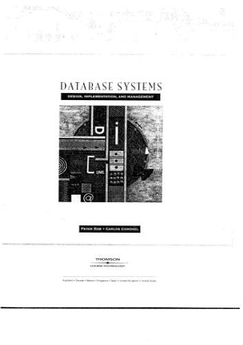 خرید و دانلود نسخه کامل کتاب Database systems: Design, Implementation, and Management