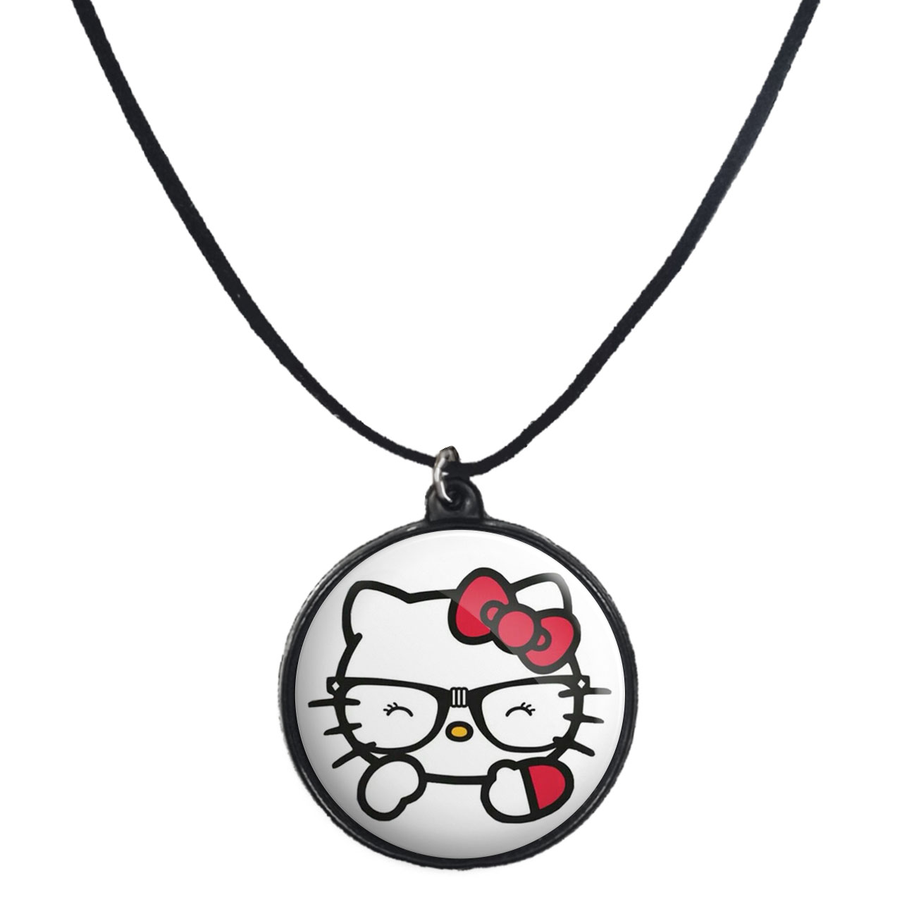 گردنبند پرمانه طرح Kitty کد pmb.27306مدل دو طرفه