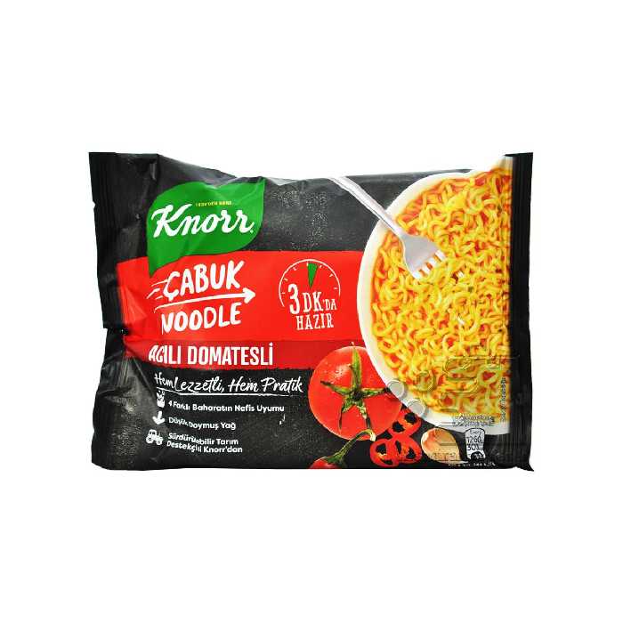 نودل با طعم گوجه فلفل 67 گرم کنور - knorr