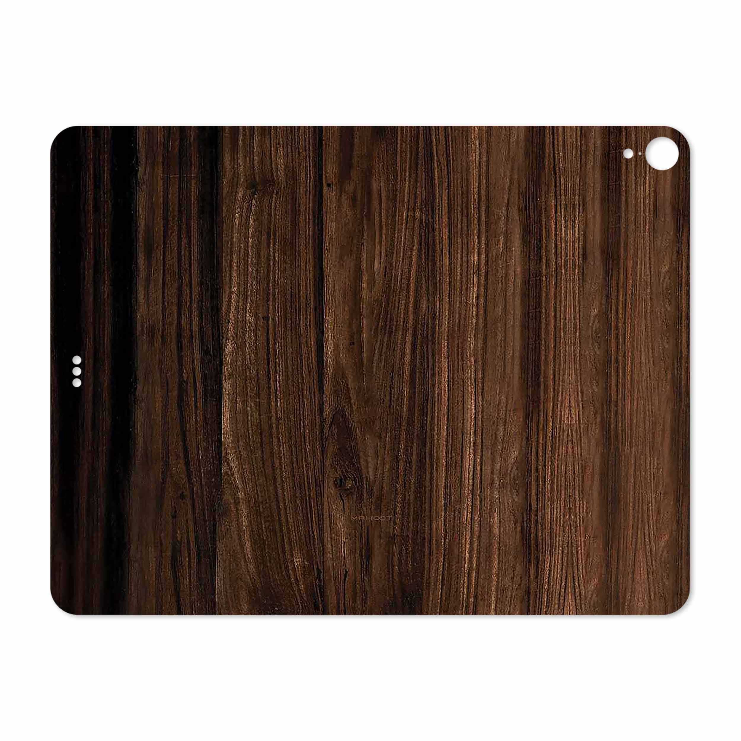 برچسب پوششی ماهوت مدل Dark Walnut Wood مناسب برای تبلت اپل iPad Pro 12.9 (GEN 3) 2018 A1895