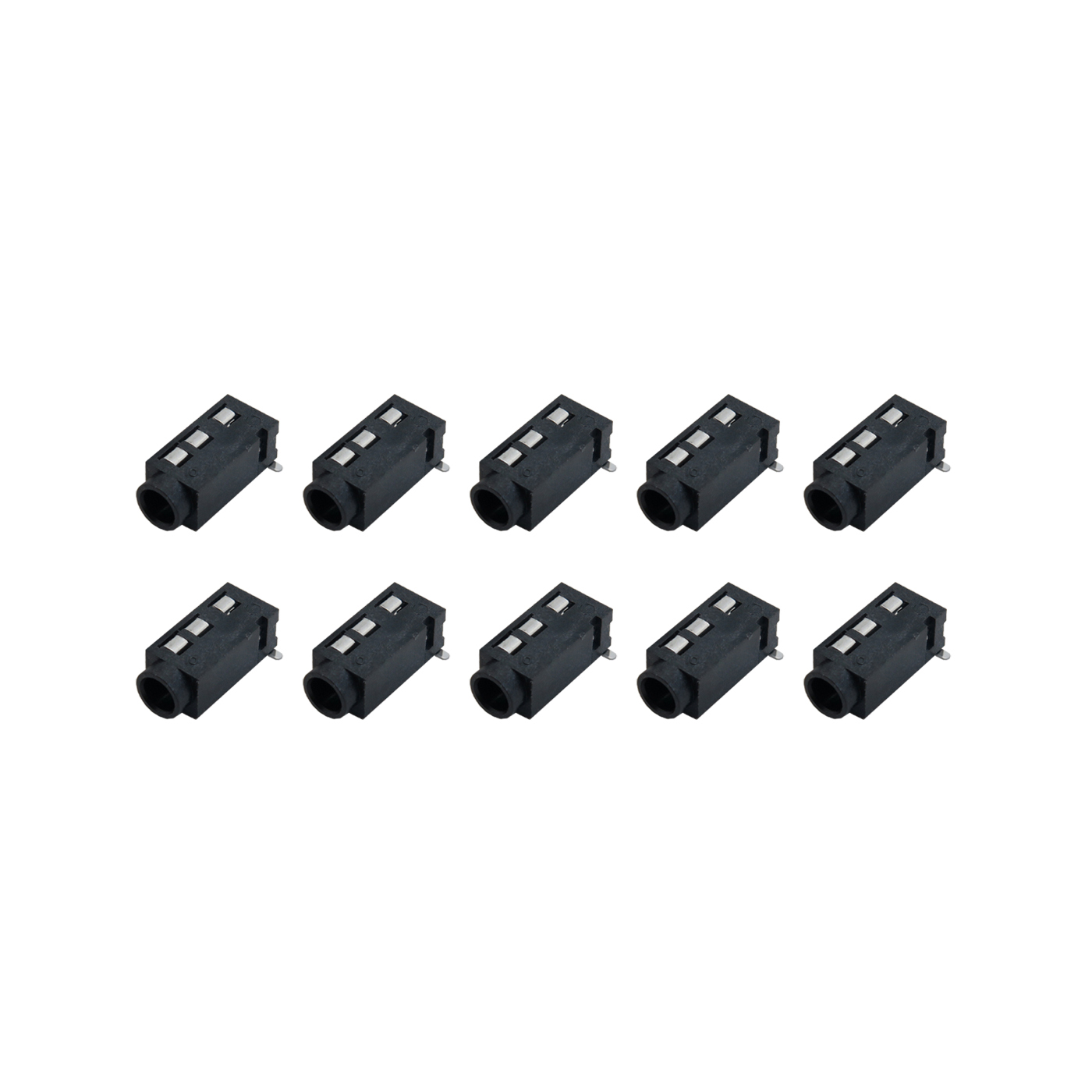 سوکت مادگی هدفون کد 3.5mm_aux_smd بسته 10 عددی