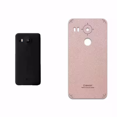 برچسب پوششی ماهوت مدل Rose Gold Leather مناسب برای گوشی موبایل گوگل Nexus 5X