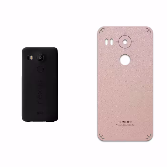 برچسب پوششی ماهوت مدل Rose Gold Leather مناسب برای گوشی موبایل گوگل Nexus 5X