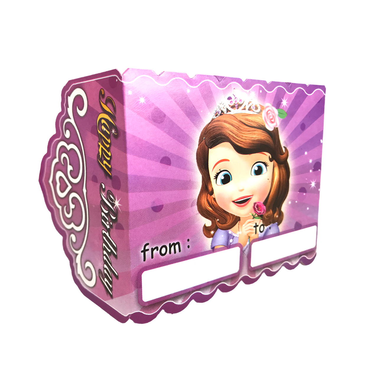 کارت دعوت مستر تم طرح پرنسس سوفیا پلاس بسته 10 عددی