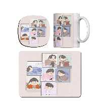 ست ماگ و زیرلیوانی و موس پد طرح بنگتون بویز کد cfp1663