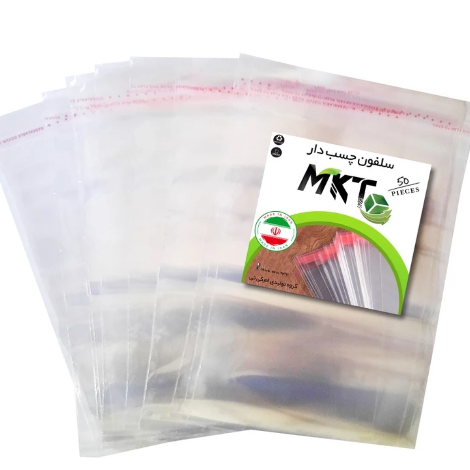 سلفون چسب دار سایز  کاغذ A4 - (10 کیلوگرم) ارسال با باربری