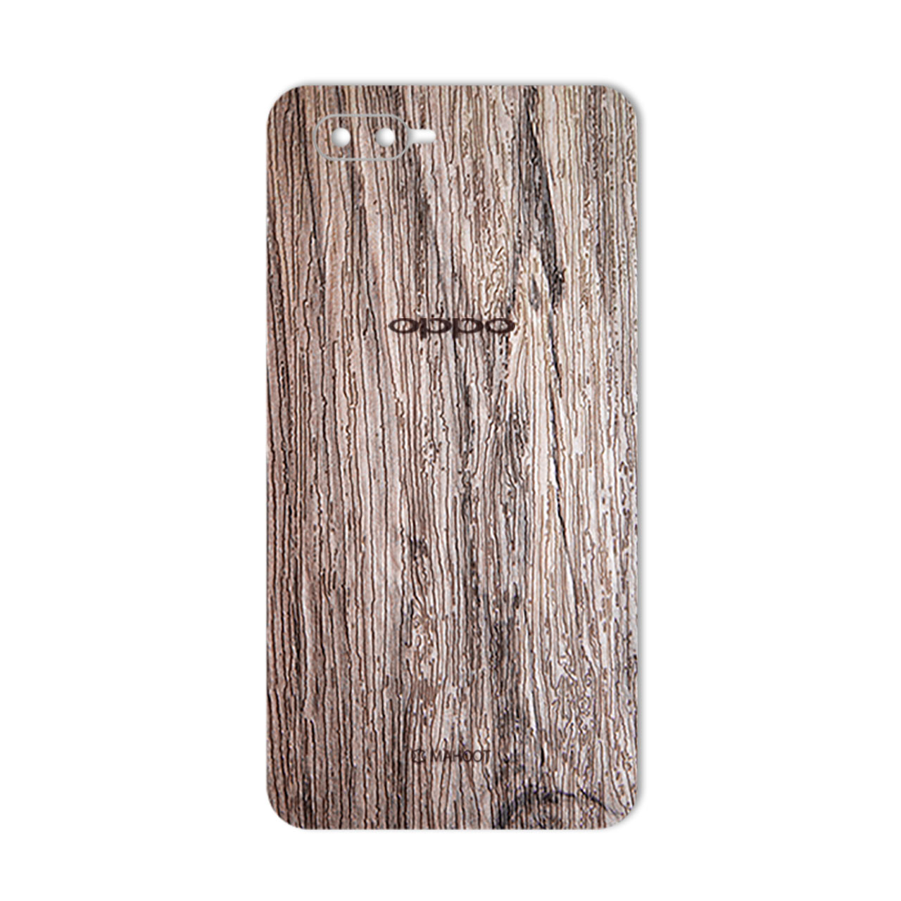 برچسب پوششی ماهوت مدل Walnut Texture مناسب برای گوشی اوپو K1