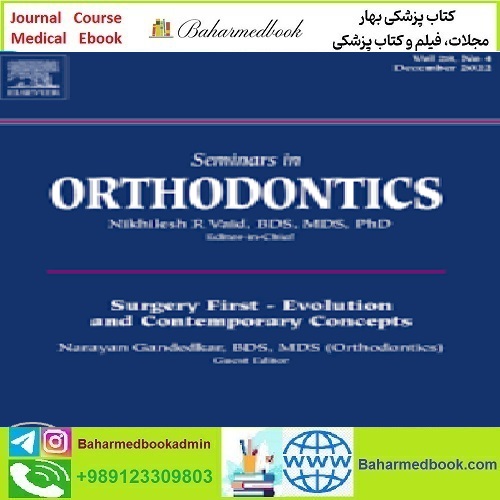 Seminars in Orthodontics Volume 27 Issue 1 to 4 2021 TRUE