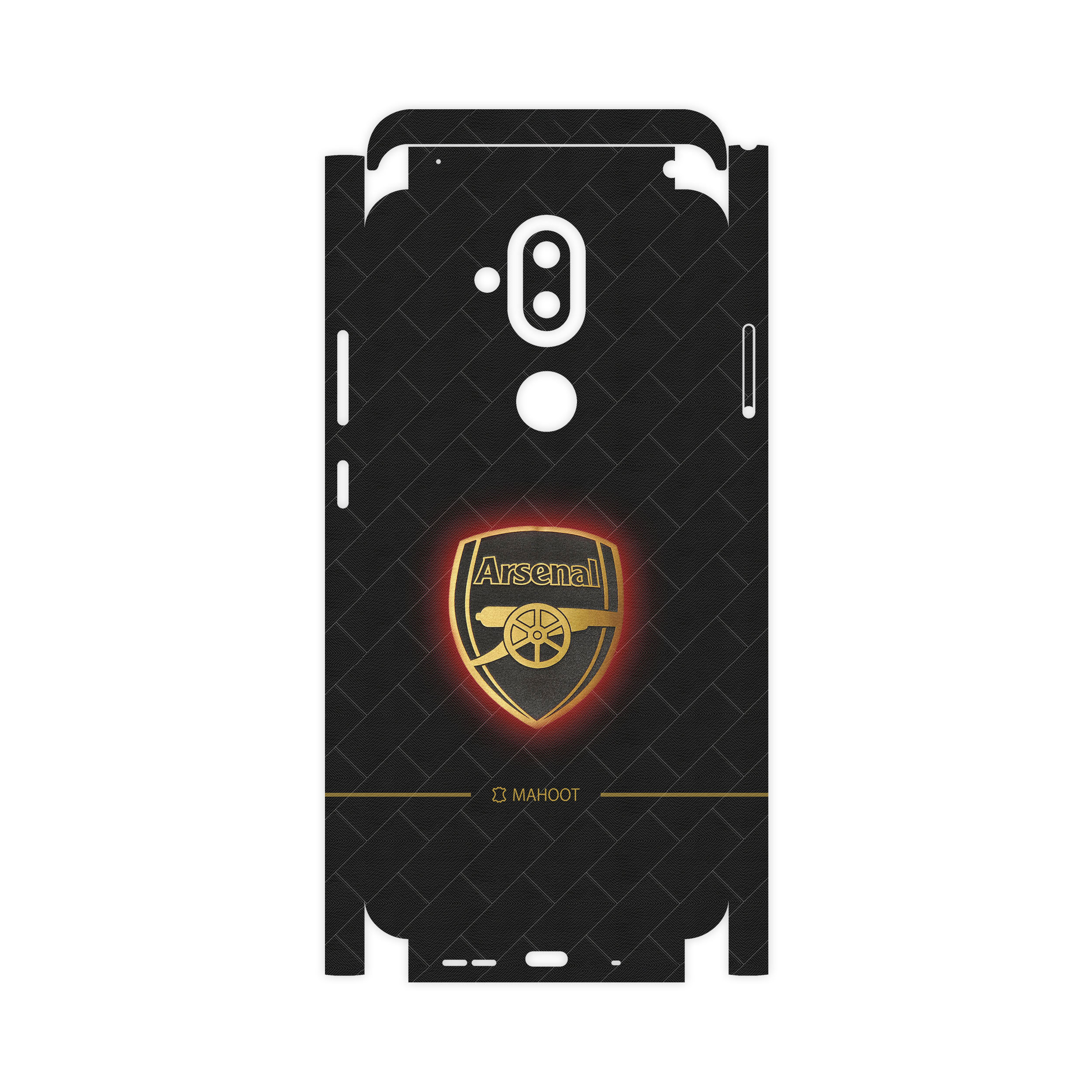 برچسب پوششی ماهوت مدل Arsenal-FC-FullSkin مناسب برای گوشی موبایل نوکیا 8.1