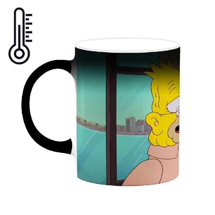 ماگ حرارتی کاکتی طرح کارتون سیمپسون مدل mgh23662