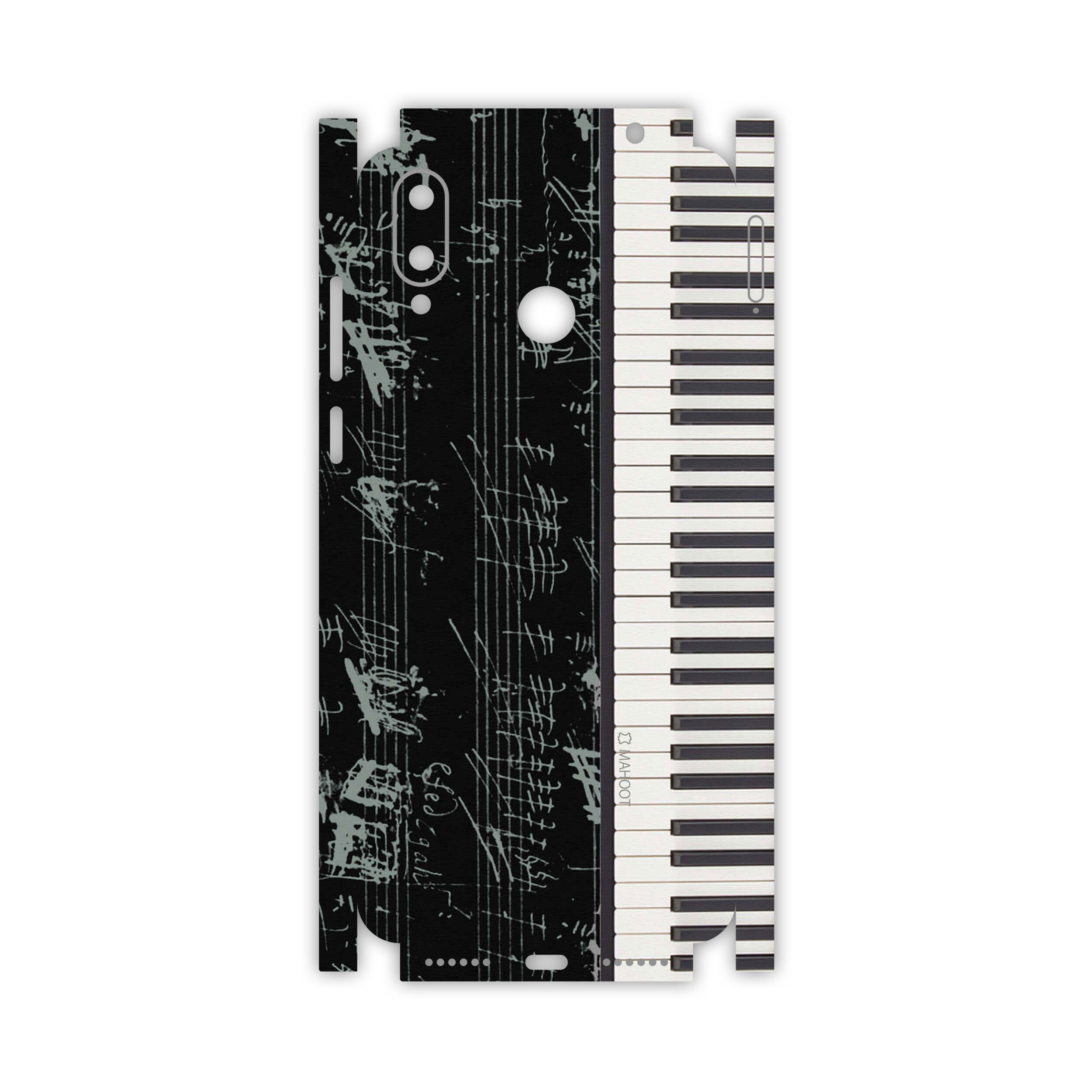 برچسب پوششی ماهوت مدل Piano-Instrument-FullSkin مناسب برای گوشی موبایل جی پلاس Q10