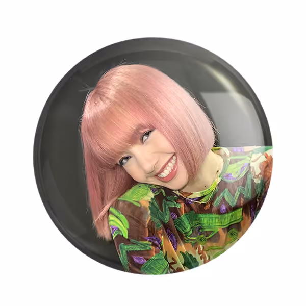 پیکسل خندالو مدل لیسا بلک پینک کد 14334