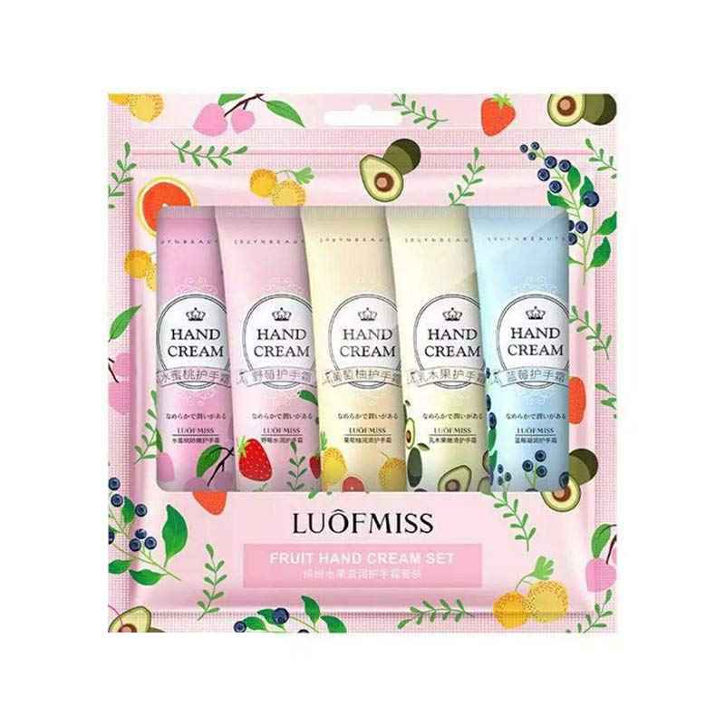ست 5 تایی کرم دست مدل میوه ای لوفمیس🫐 - مدیما
