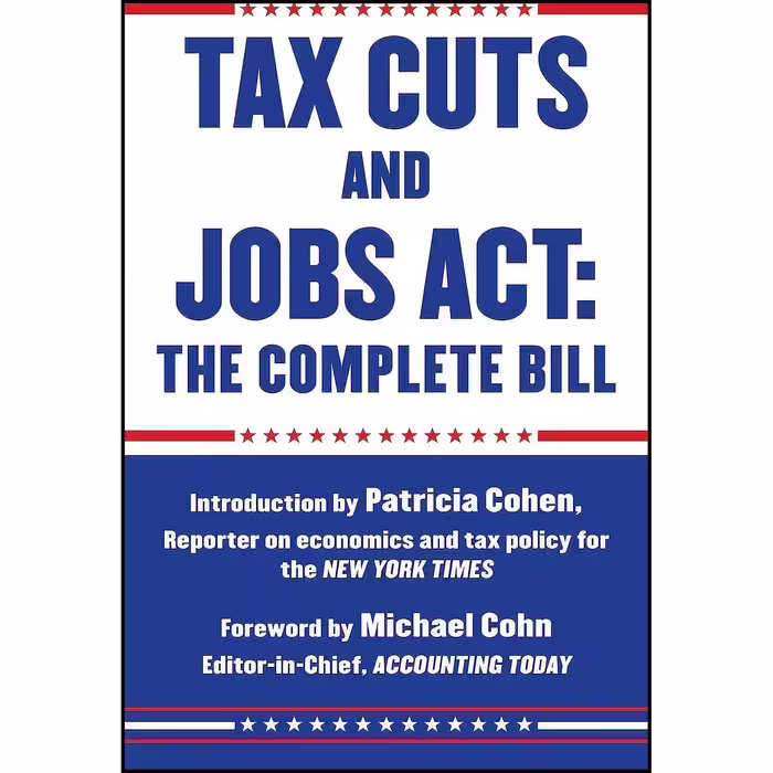 کتاب زبان اصلی Tax Cuts and Jobs Act اثر Patricia Cohen and Michael Cohn