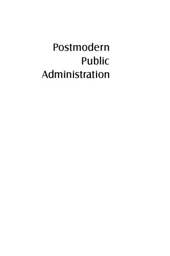 خرید و دانلود نسخه کامل کتاب Postmodern Public Administration