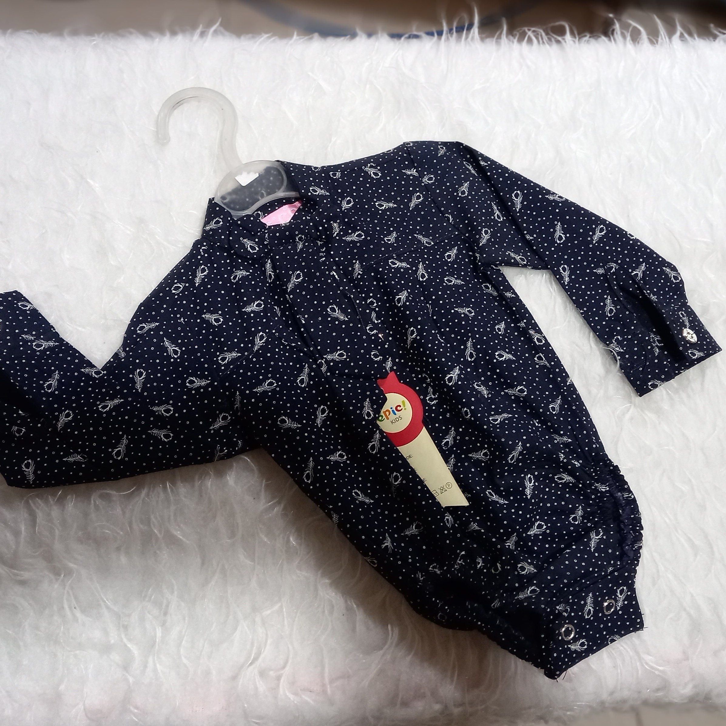 بادی بچه گانه  سایز 0 مخصوص نوزاد جنس تیترون ارسال رایگان