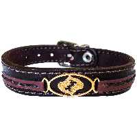 دستبند چرم وارک طرح نماد ماه اسفند مدل پرهام کد rb67